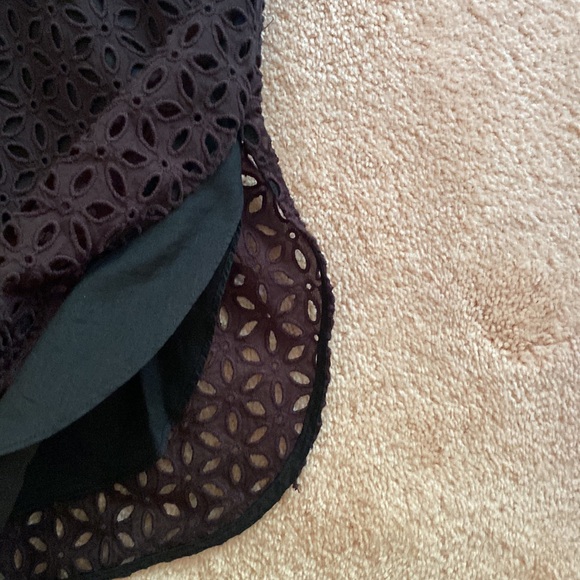 Tibi Eyelet Off Shoulder Top Size 12 Antonina - Picture 5 of 6